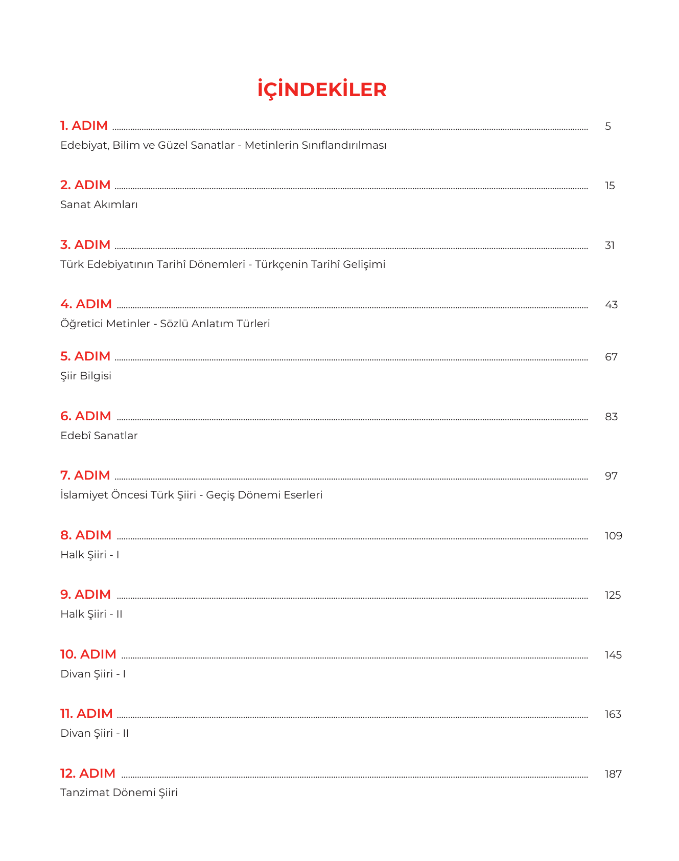 2026 AYT 24 Adımda Edebiyat